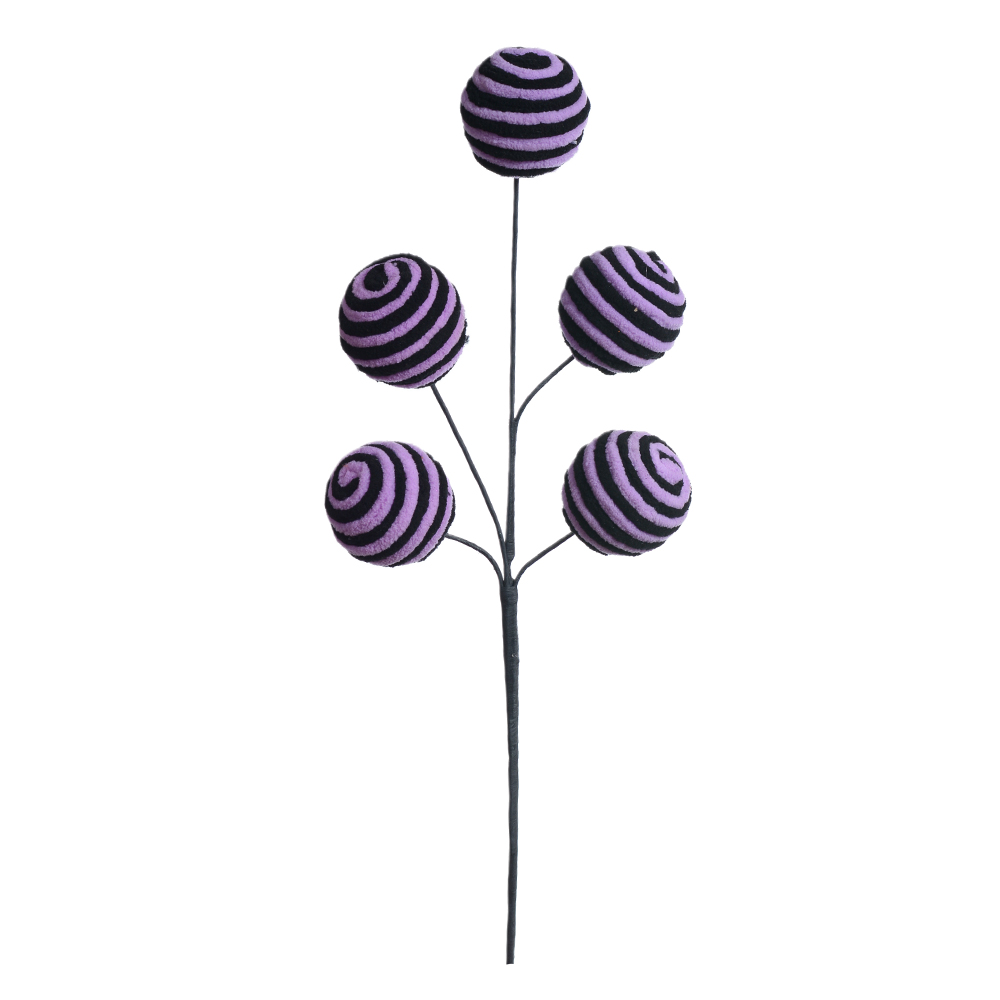 GALHO BOLA (PRETO ROXO) 46cm