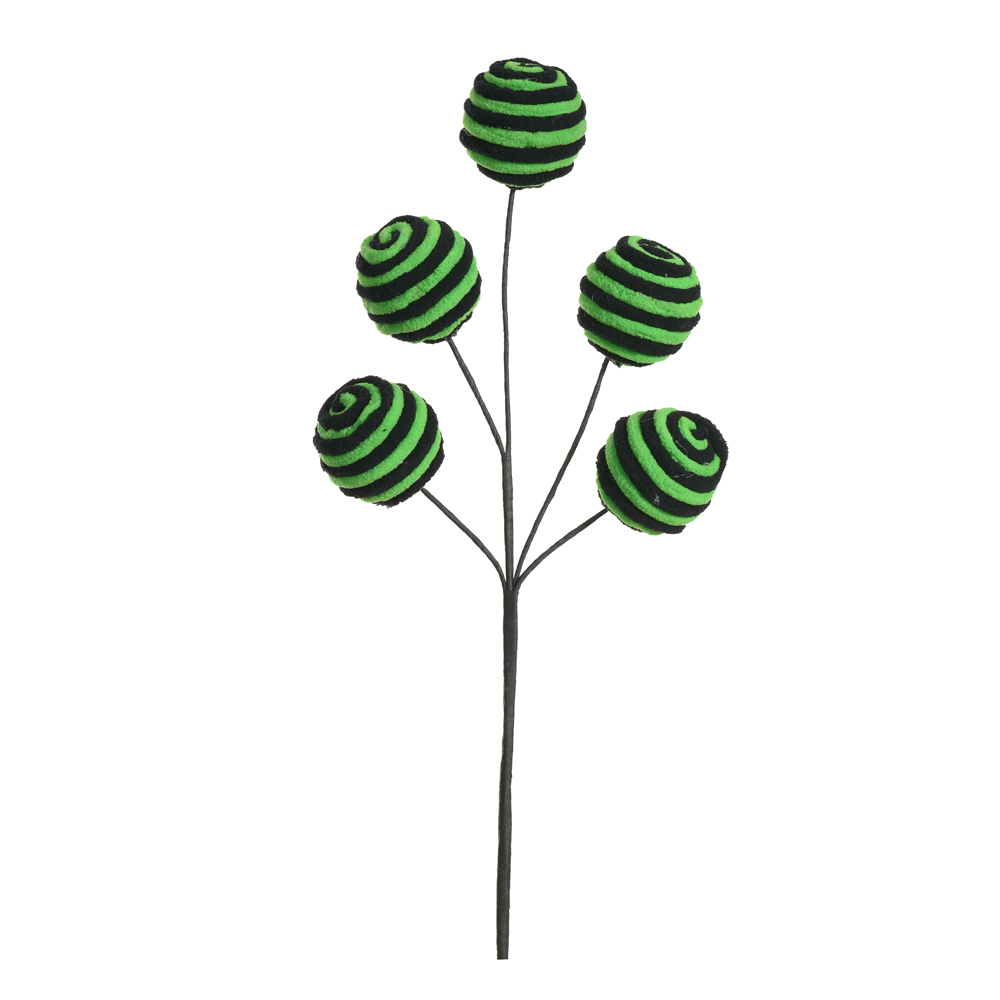 GALHO BOLA (PRETO VERDE) 46cm