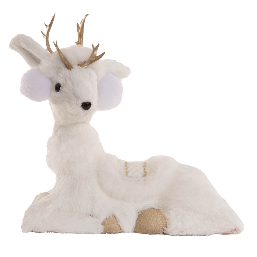RENA NATAL SISAL (BRANCO DOURADO) 26X25,5cm