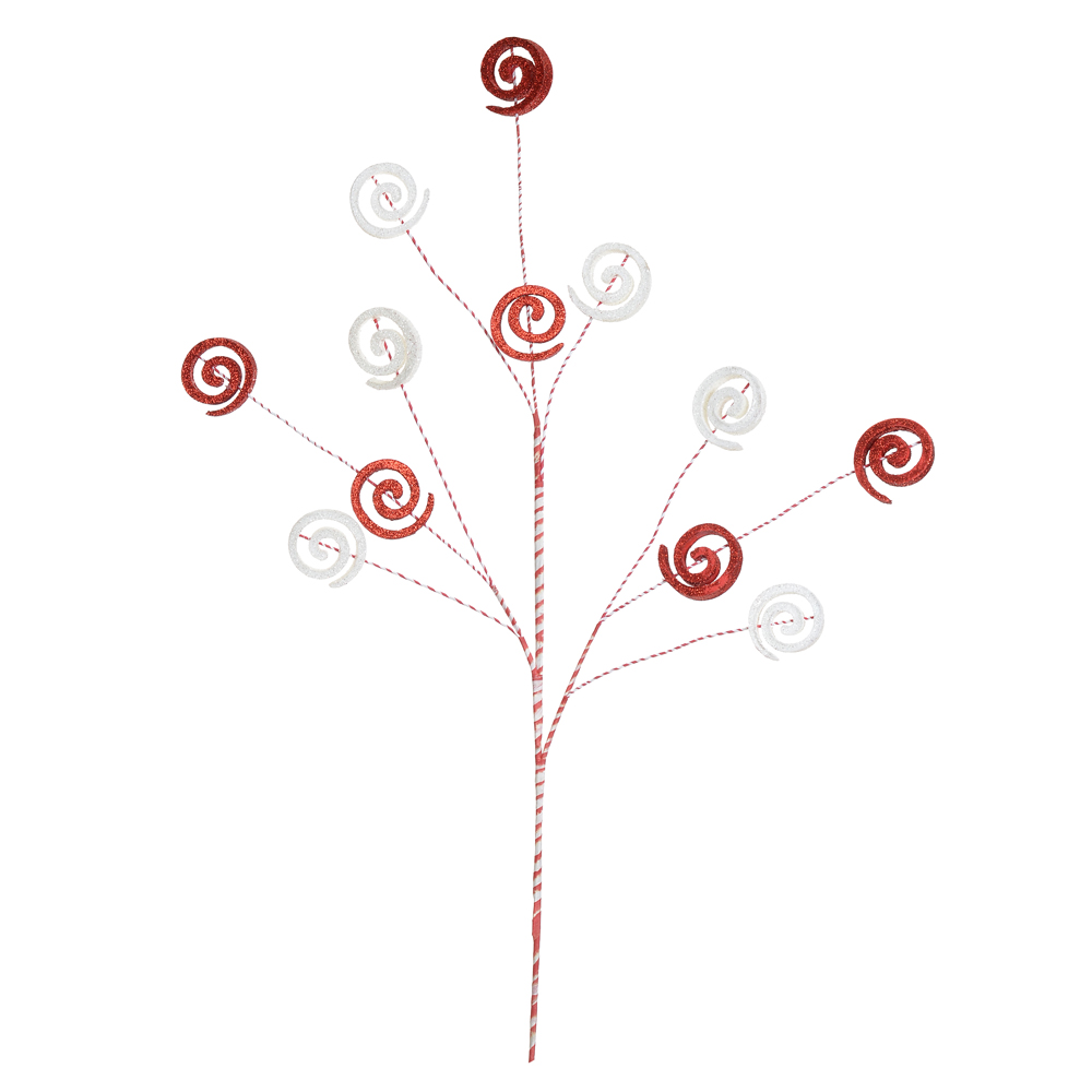 C.ESPIRAL. NATAL LUDICO (VERMELHO BRANCO) 83cm