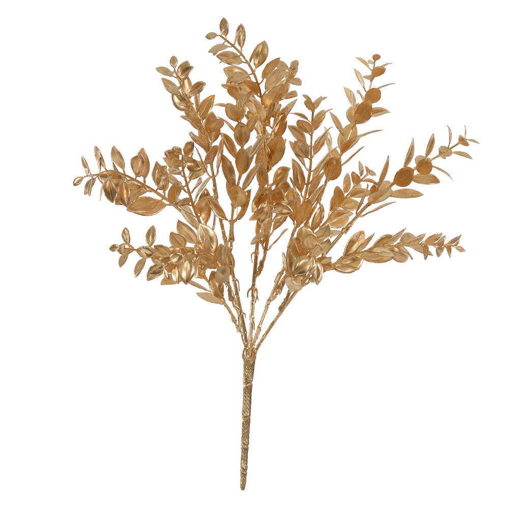 C.FOLHA NATAL MATTE (DOURADO) 39cm