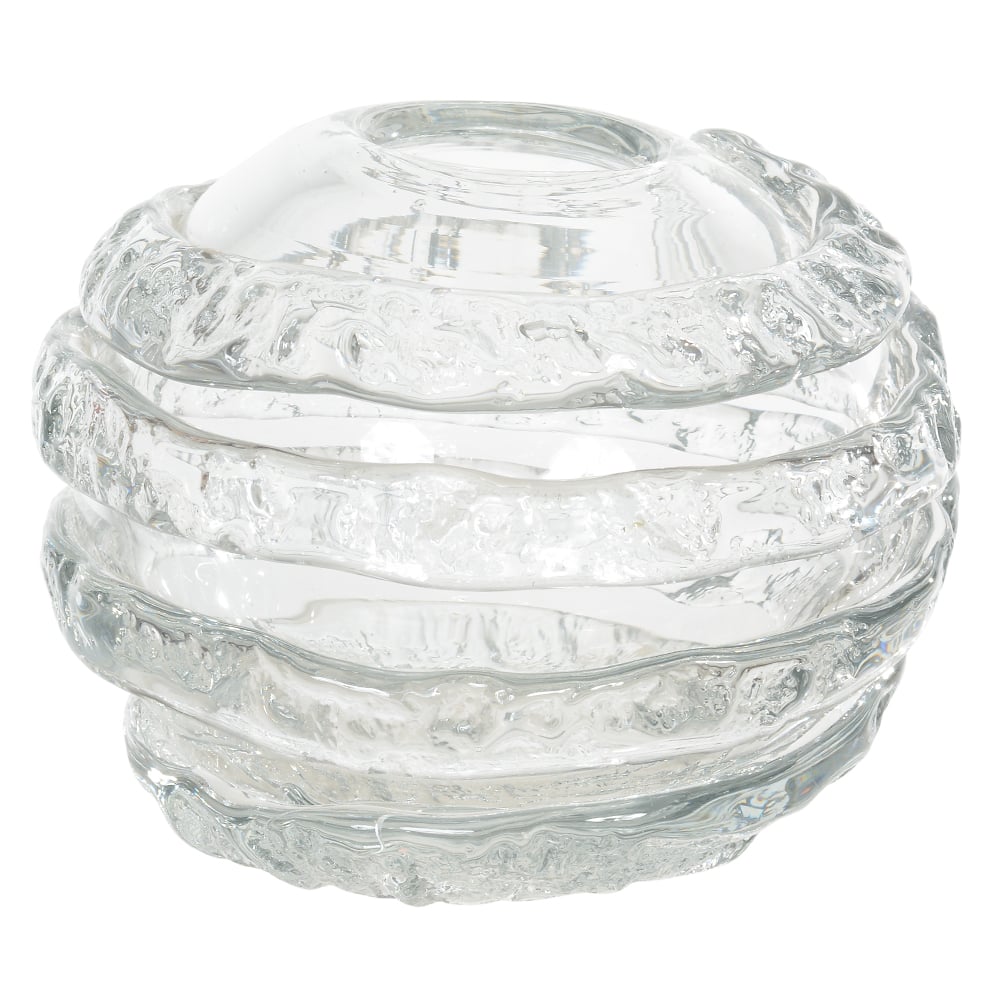 VASO DECORATIVO VIDRO (TRANSPARENTE) 17cm 19,5d