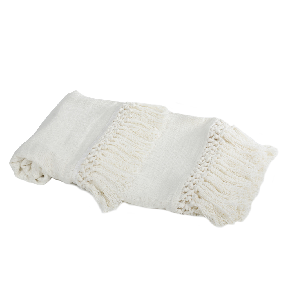 MANTA SOFA ALGODAO (OFF WHITE) 1,5X1,25m