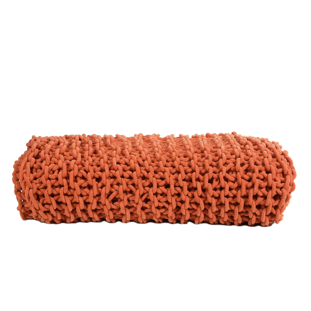 MANTA SOFA ALGODAO (TERRACOTA) 1,5X1,25m