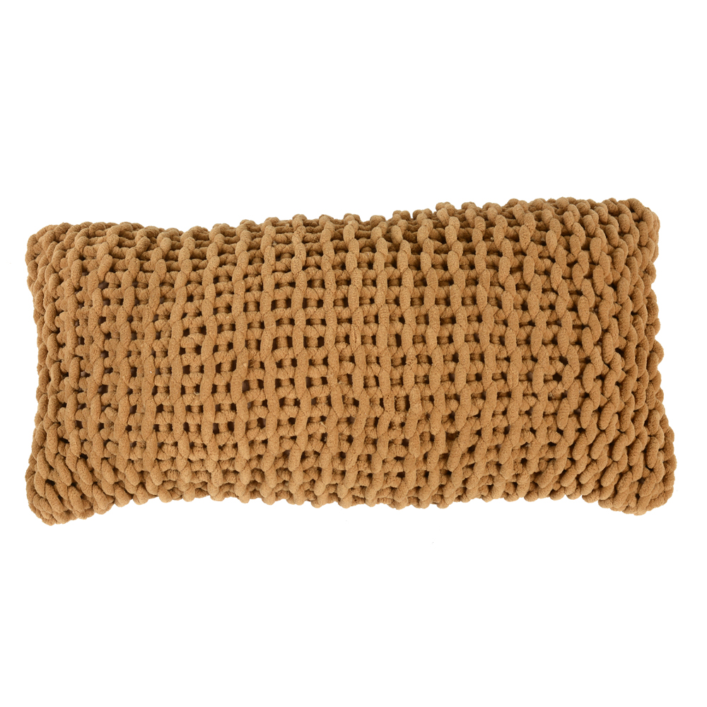 ALMOFADA ALGODAO (CARAMELO) 60X30cm