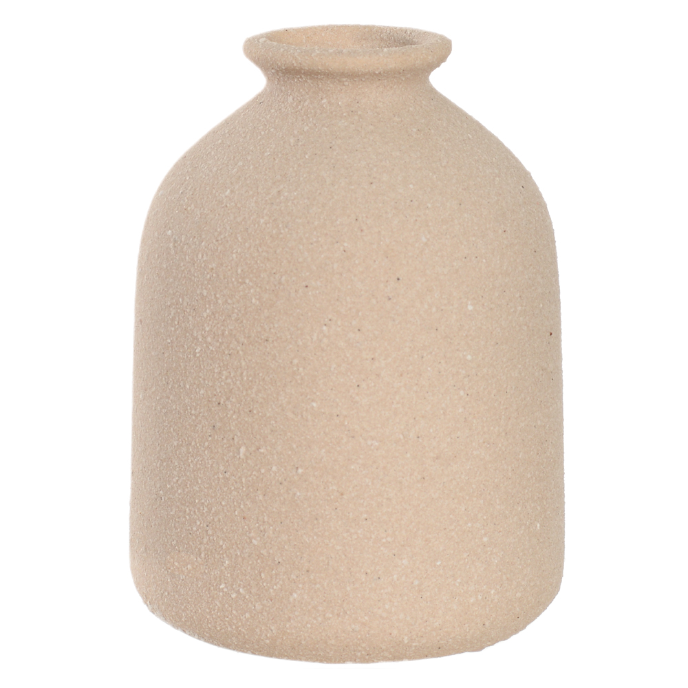 VASO DECORATIVO PORCELANA (BEGE) 10,9cm 8,3d