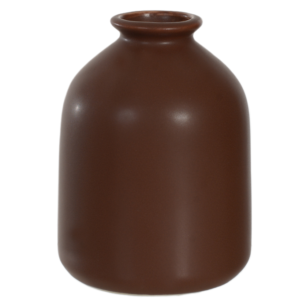VASO DECORATIVO PORCELANA (TERRACOTA) 10,9cm 8,3d