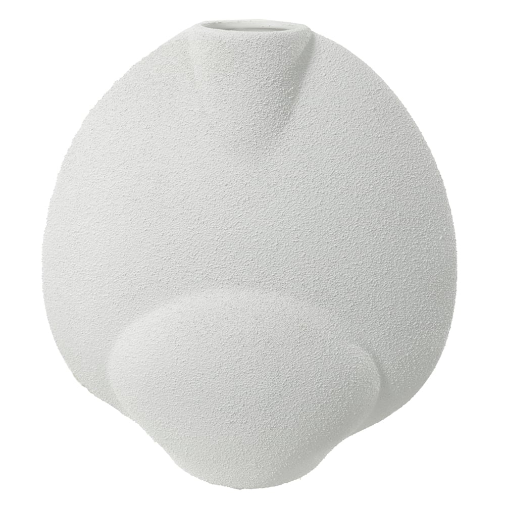 VASO DECORATIVO CERAMICA (BRANCO) 34X31X13,8cm
