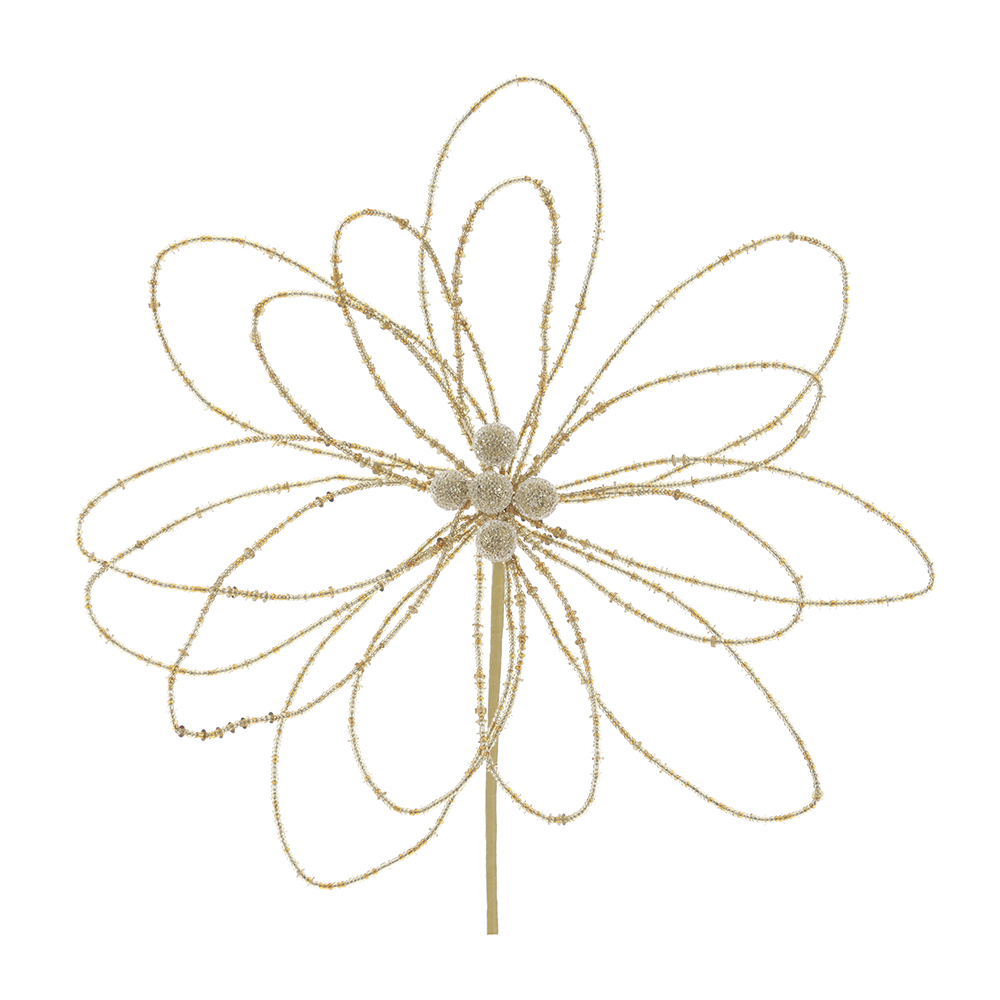 H.BICO DE PAPAGAIO NATAL (DOURADO) 25cm 32d 16P