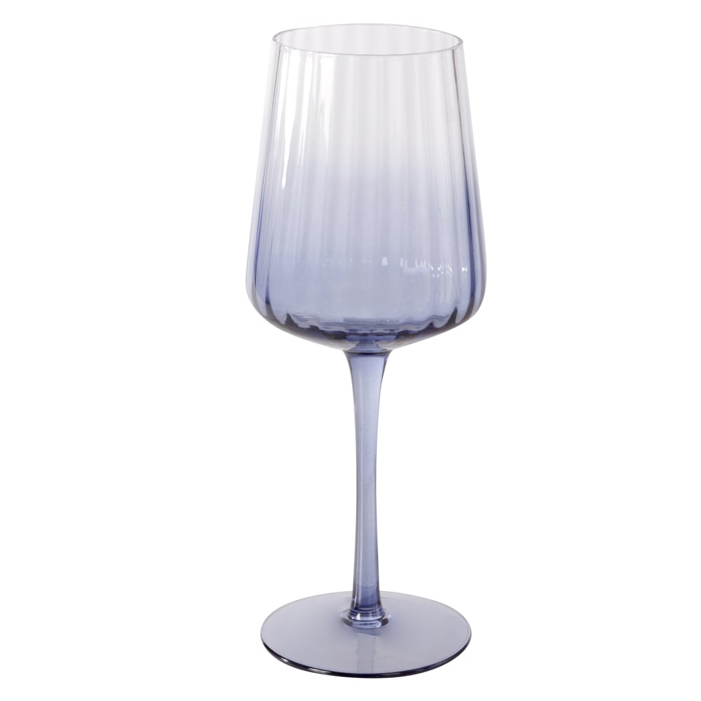 CJ TACAS VINHO 395ml 21,6X8,3cm C/ 6PCS MUSA (AZUL)