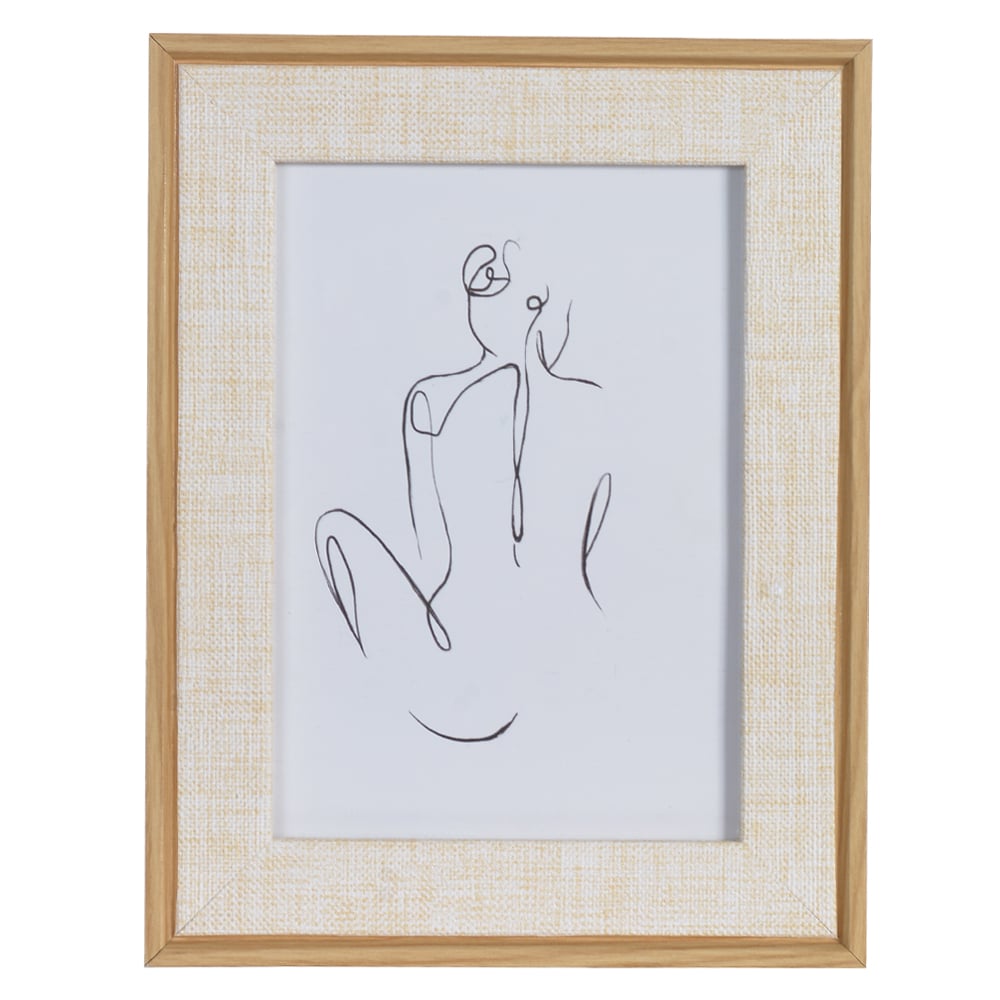 PORTA RETRATO MDF FTO 13X18 (BEGE) 22,18X17,1X1,8cm
