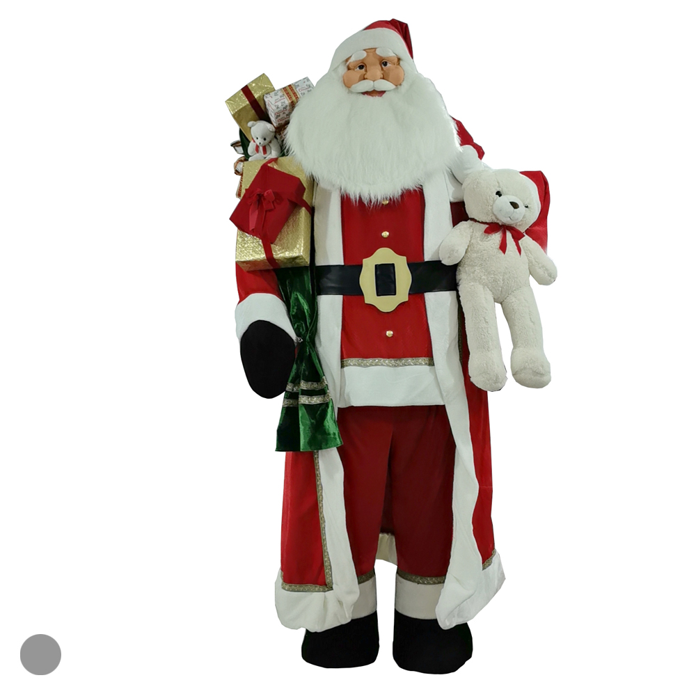 PAPAI NOEL NATAL EM PE 220V (VERMELHO) 3,8m