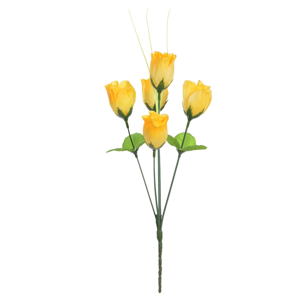 B.ROSA BOTAO X5 (AMARELO) 35cm