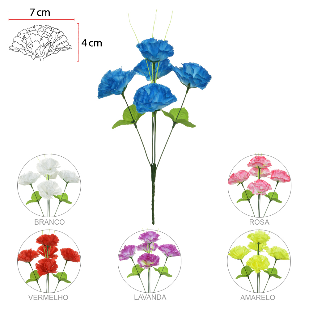 B.CRAVO X5 (CORES SORTIDAS) 30cm