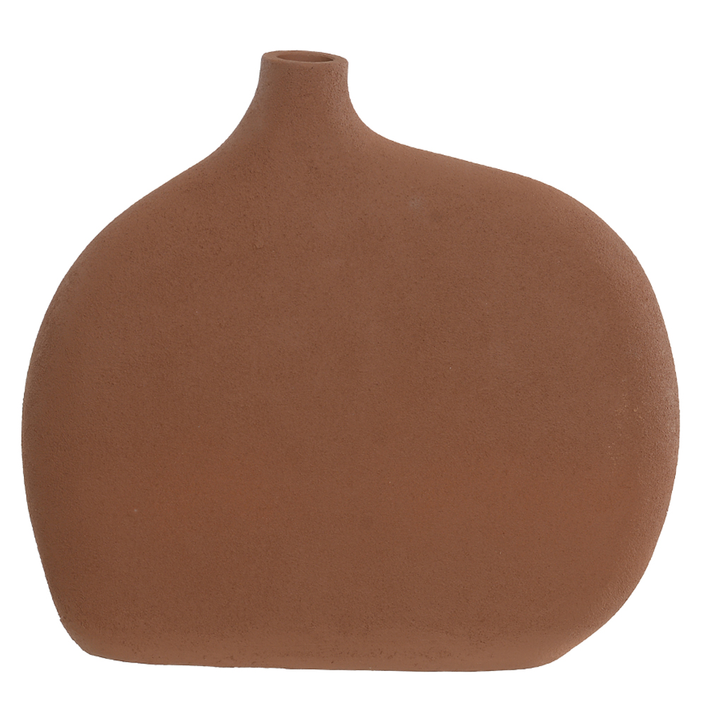 VASO DECORATIVO POLIRESINA (TERRACOTA) 26,7X25,5X7,8cm