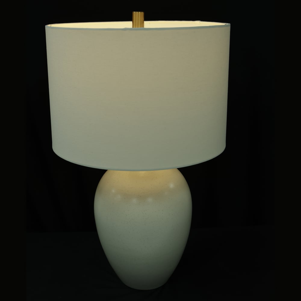 ABAJUR CERAMICA (CINZA CLARO) 64cm 38d