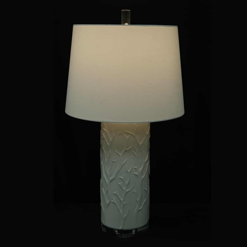 ABAJUR CERAMICA (BRANCO) 66cm 36d
