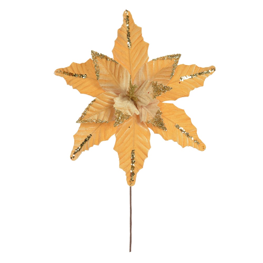 H.BICO DE PAPAGAIO NATAL AVELUDADO (DOURADO) 52cm 40d