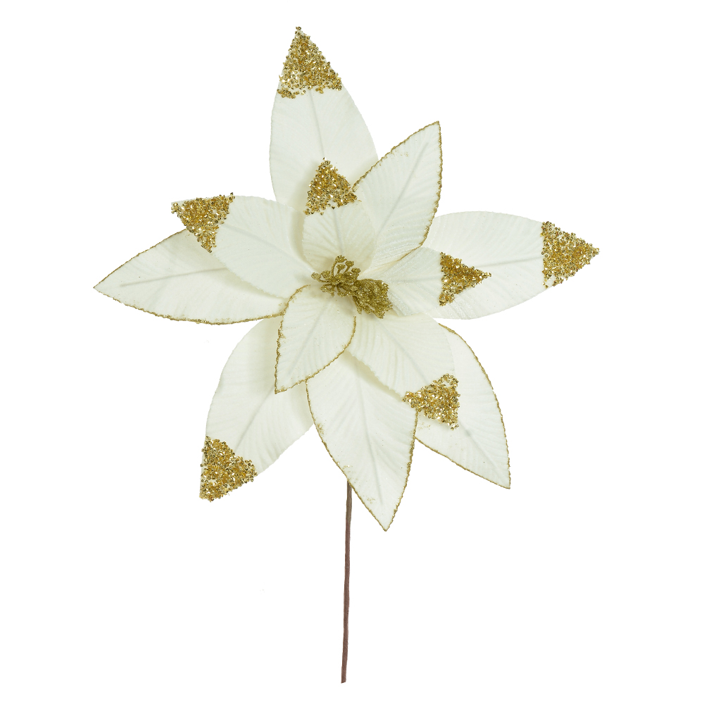 H.BICO DE PAPAGAIO NATAL AVELUDADO (OFF WHITE) 45cm 40d