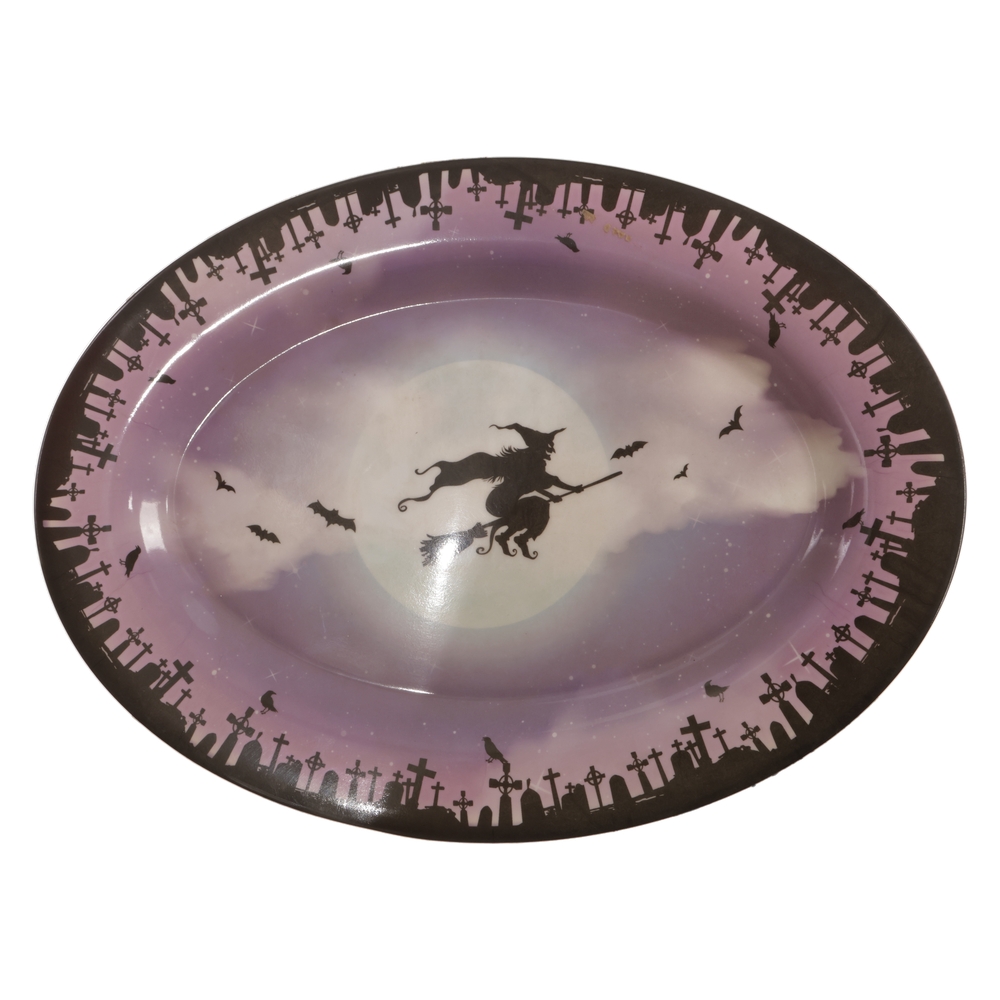 TRAVESSA MELAMINA HALLOWEEN (COLORIDO) 35,4X25,7X1,8cm