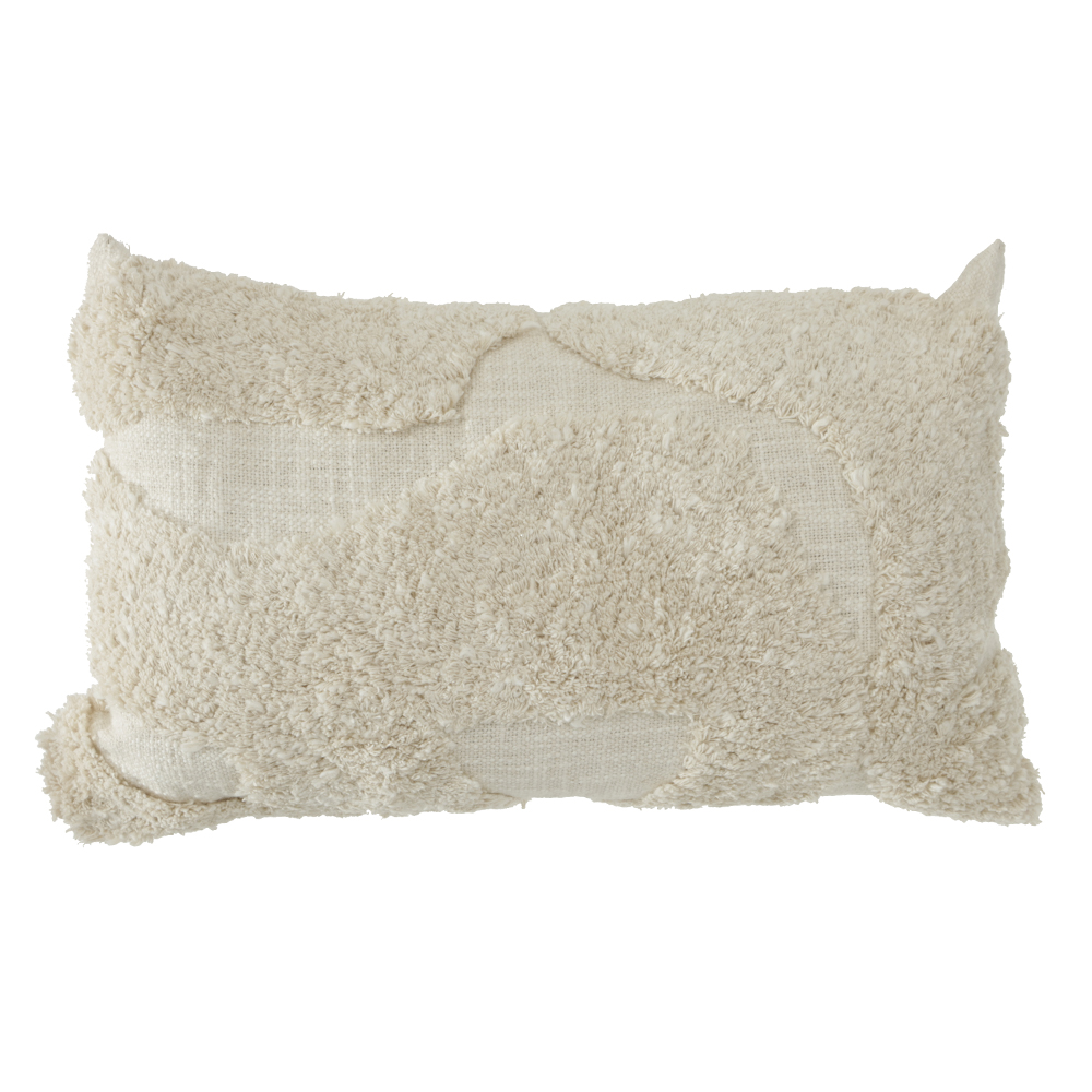 ALMOFADA ALGODAO BAGUETE (OFF WHITE) 50X30cm