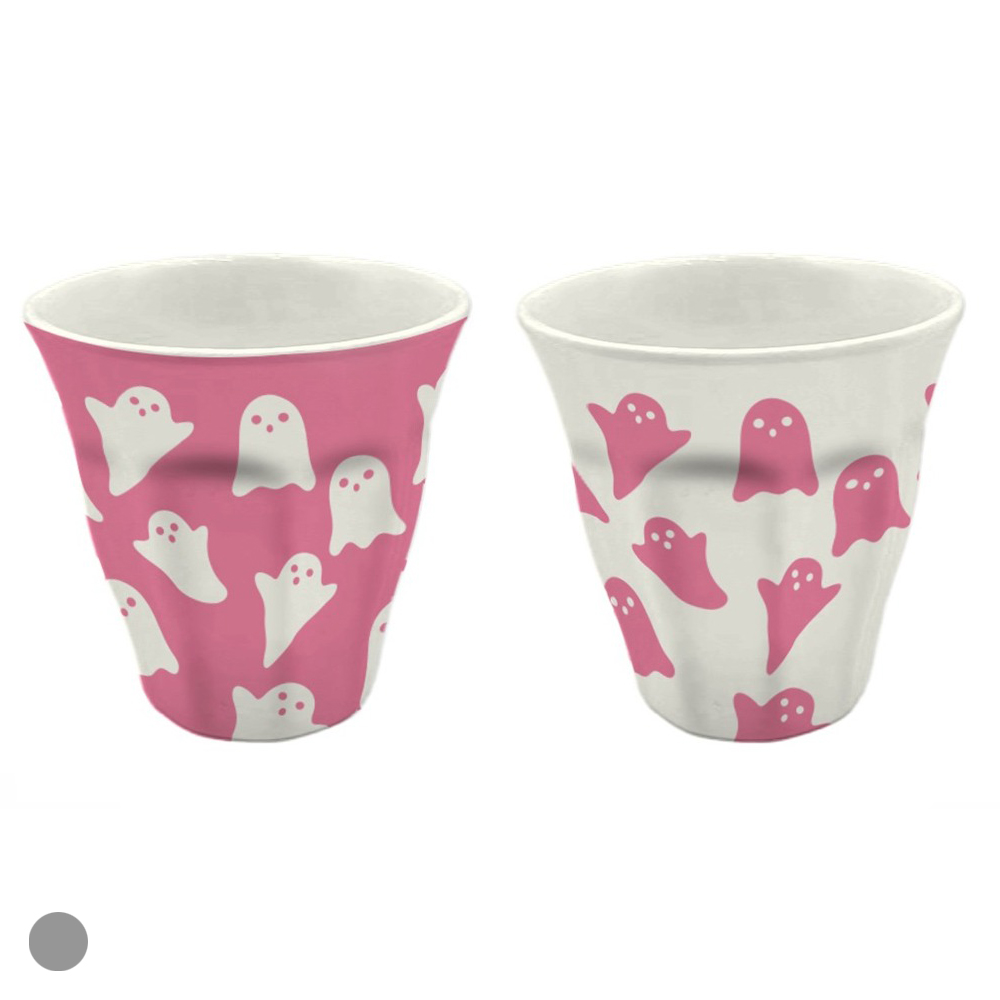 COPO MELAMINA C/DUAS ESTAMPAS (COLORIDO) 8,8X8,8X9cm