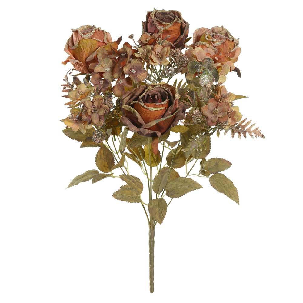 B.ROSA HORTENSIA X9 (OCRE OUTONO) 50cm