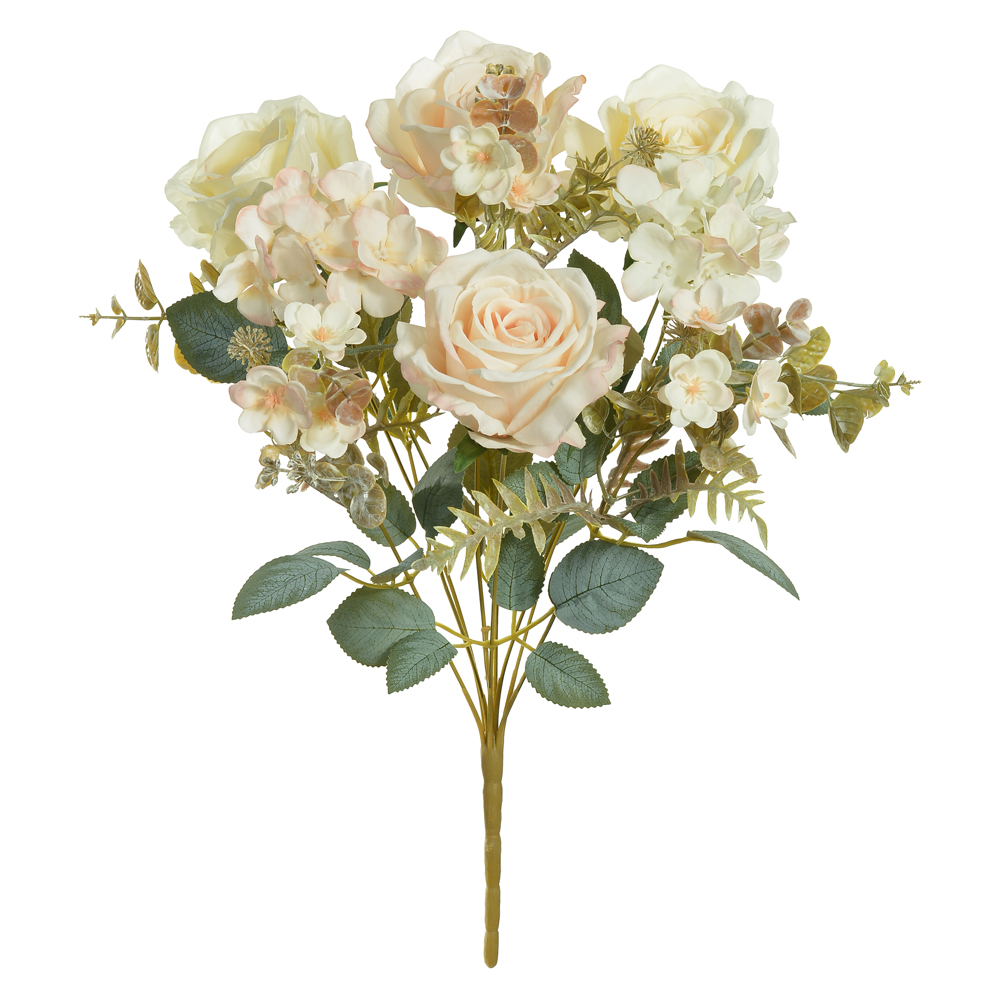 B.ROSA HORTENSIA X9 (CREME OUTONO) 45cm