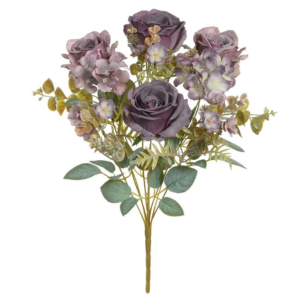 B.ROSA HORTENSIA X9 (PURPURA OUTONO) 45cm