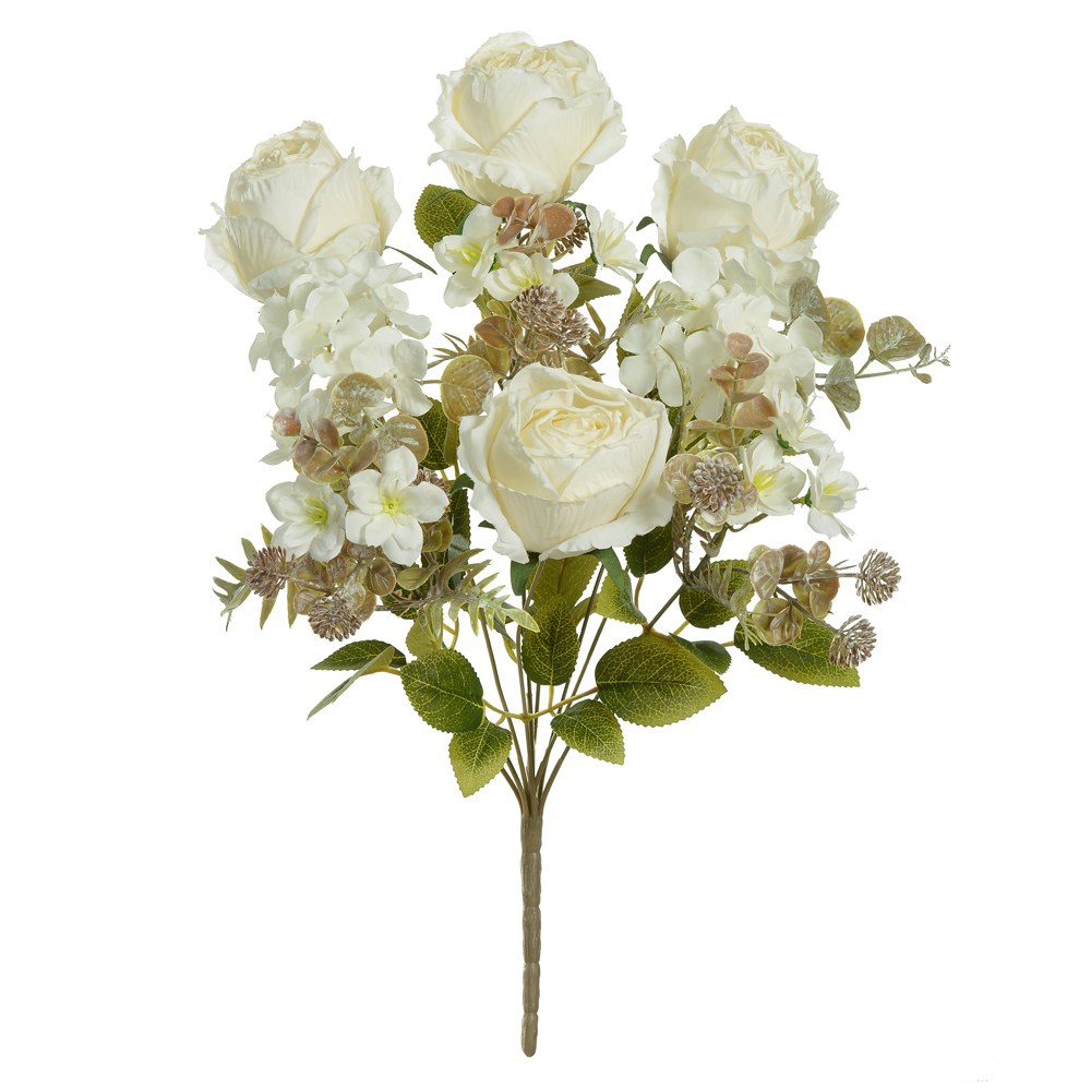 B.ROSA HORTENSIA X9 (CREME OUTONO) 48cm