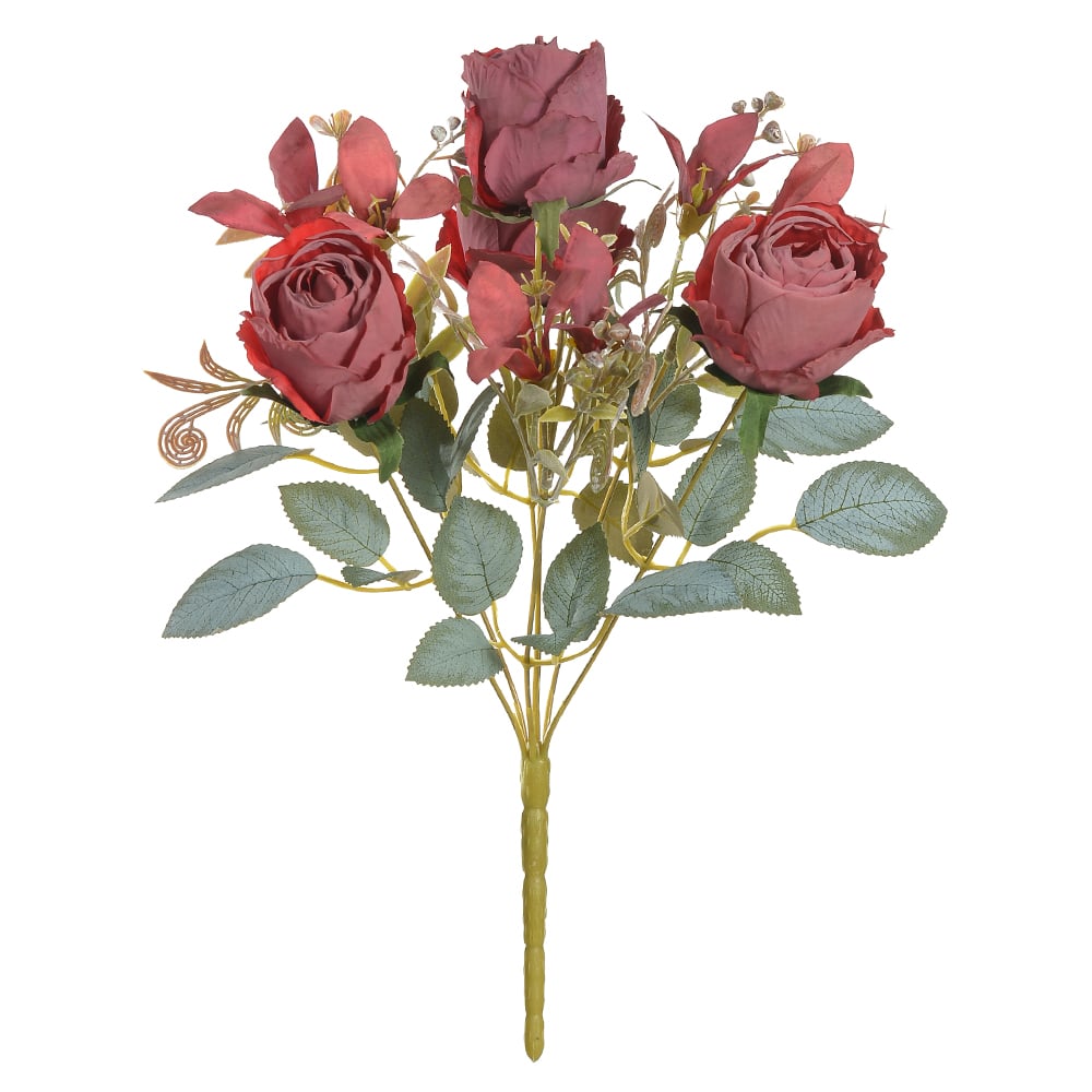 B.ROSA BOTAO X7 (VERMELHO OUTONO) 38cm