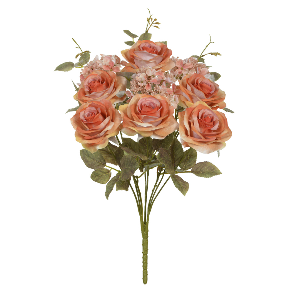 B.ROSA HORTENSIA C/PROTECAO UV X9 (PESSEGO 2T OUTONO) 48cm