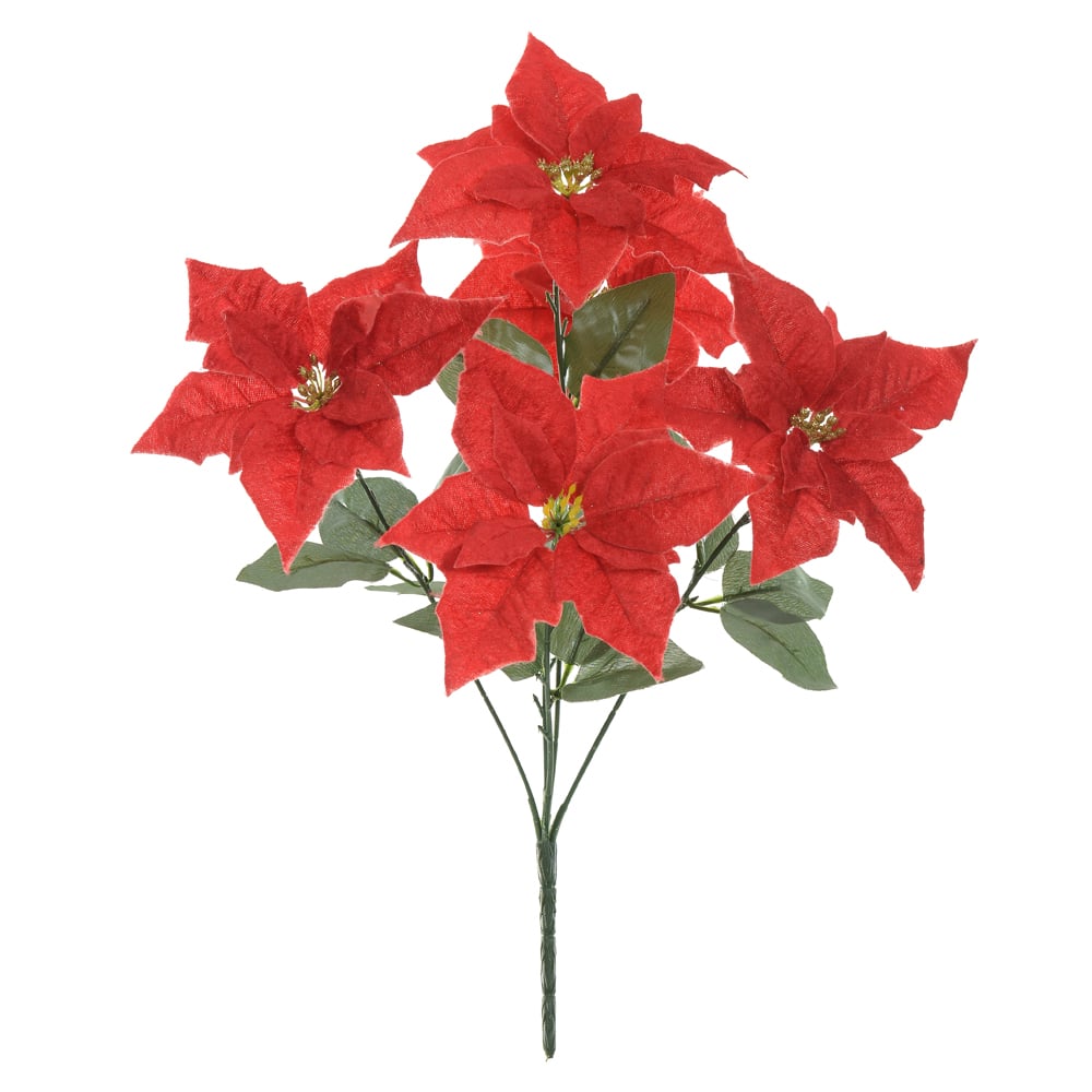 H.BICO PAPAGAIO AVELUDADO NATAL X5 (VERMELHO) 45cm 20d