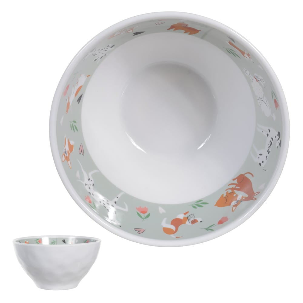 BOWL MELAMINA 600ml 7,9X14,4cm PARQUINHO (VERDE)
