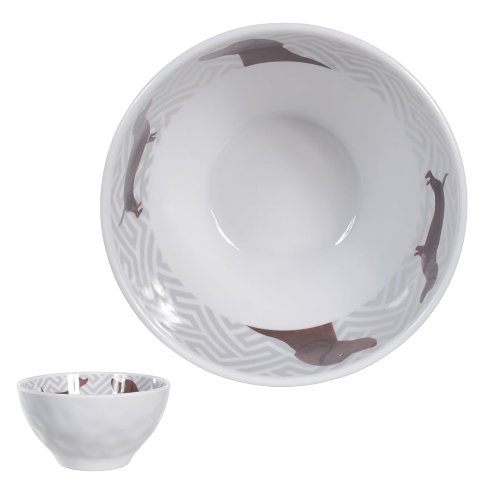 BOWL MELAMINA 600ml 7,9X14,4cm SALSICHA (BORDO)