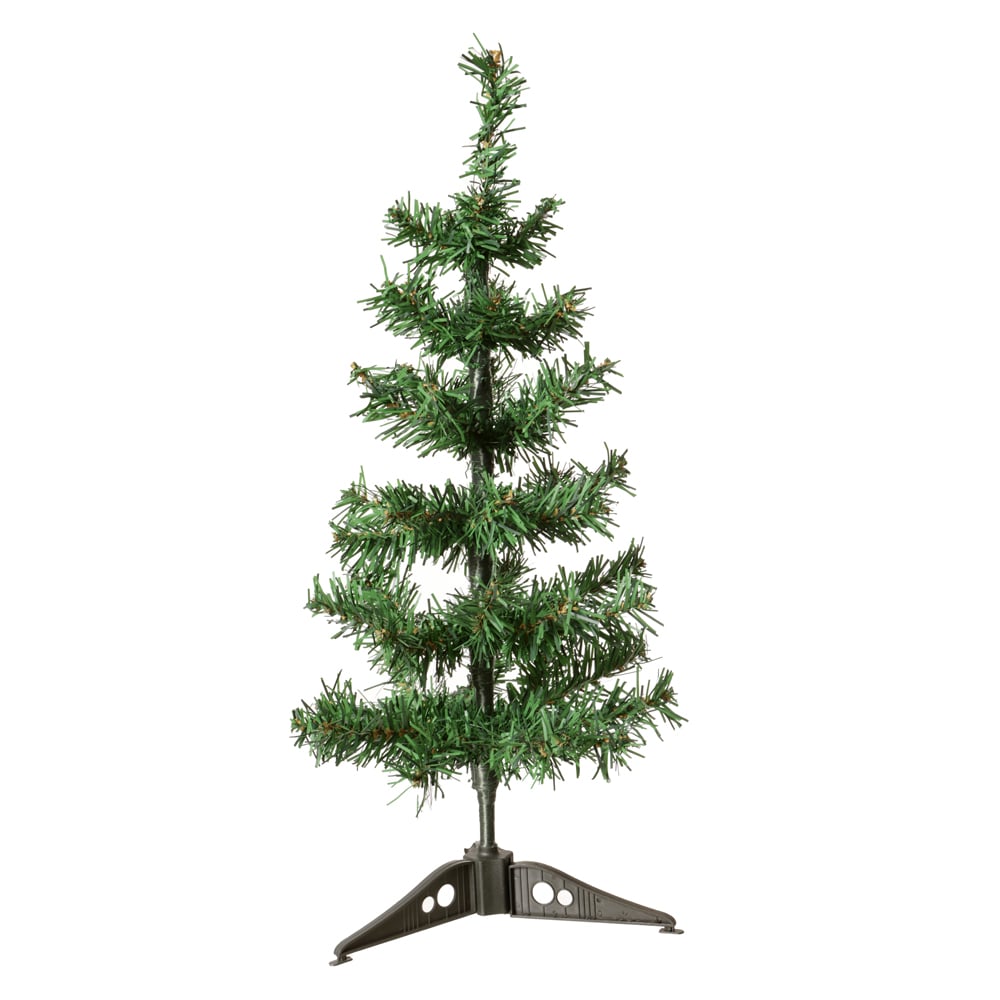 A.ARVORE NATAL TRADICIONAL. 45 TIPS C/BASE PLASTICO (VERDE) 45cm