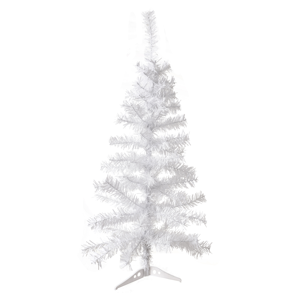 A.ARVORE NATAL 90 TIPS C/BASE PLASTICO (BRANCO) 90cm