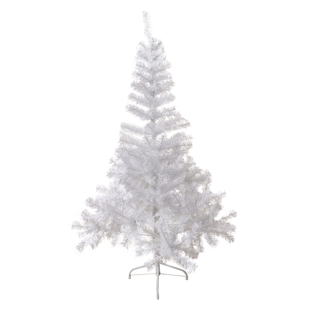 A.ARVORE NATAL 350 TIPS C/BASE METAL (BRANCO) 1,5m