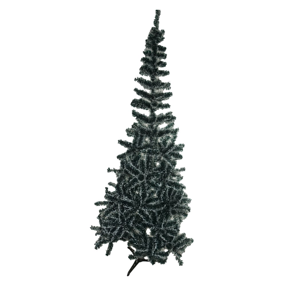 A.ARVORE NATAL 510 TIPS C/BASE PLASTICO (VERDE BRANCO) 2,1m