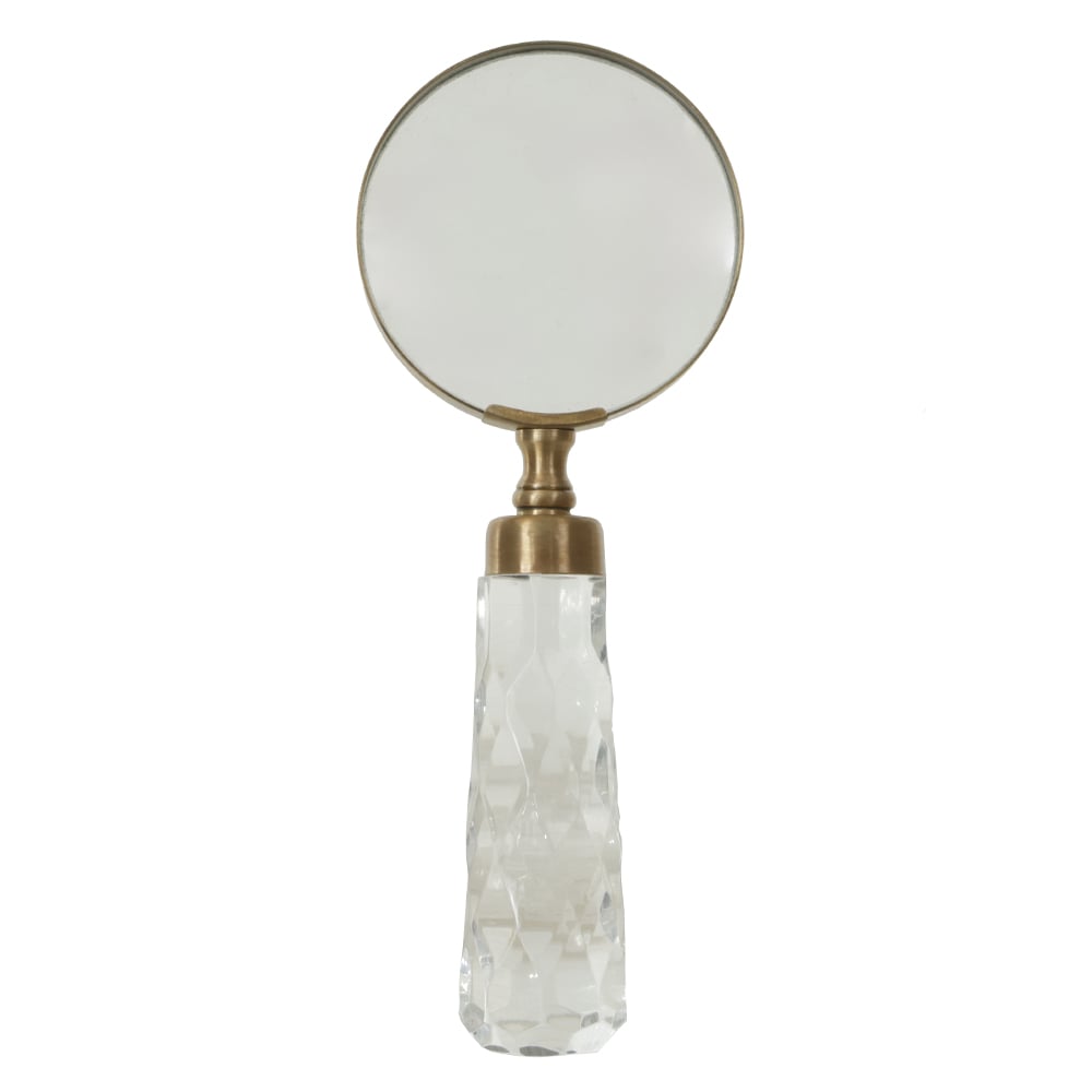 LUPA DECORATIVA POLIRESINA (CRISTAL) 21X7,5X1,5cm
