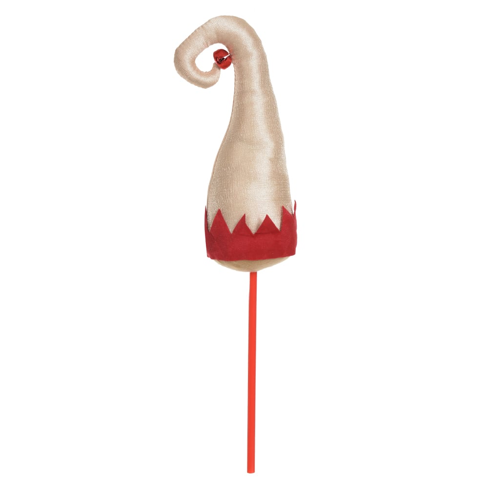 NATAL PICK GORRO ELFO (DOURADO VERMELHO) 44cm