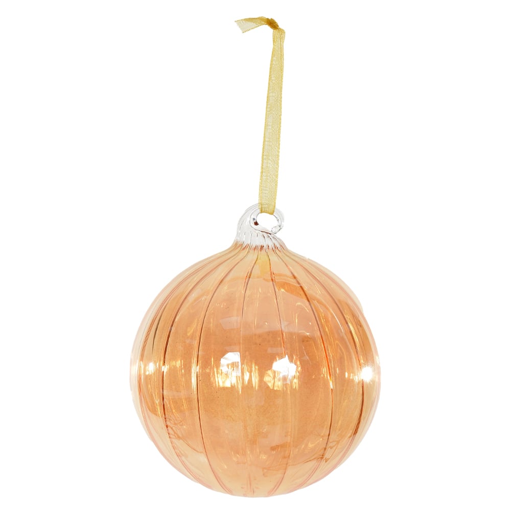 BOLA DECORADA (DOURADO) 10cm
