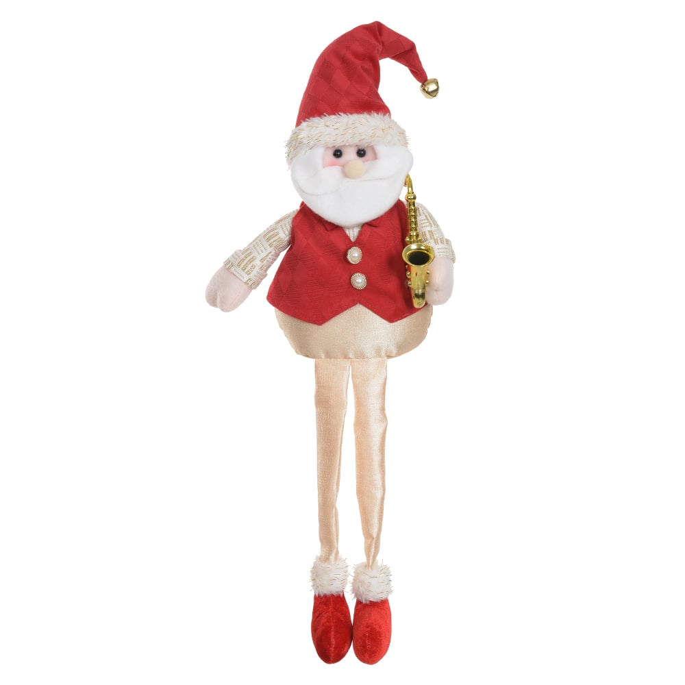 BONECO NATAL PAPAI NOEL (VERMELHO DOURADO) 63cm