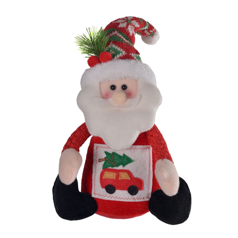 BONECO NATAL PAPAI NOEL (VERMELHO) 32cm