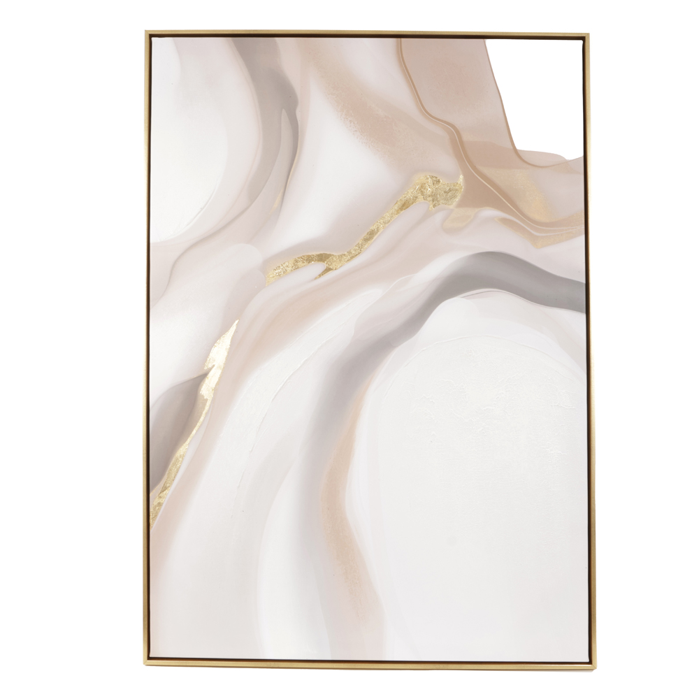 QUADRO DECOR CANVAS COM TOQUE DE PINTURA (COLORIDO) 1mX70X4,5cm