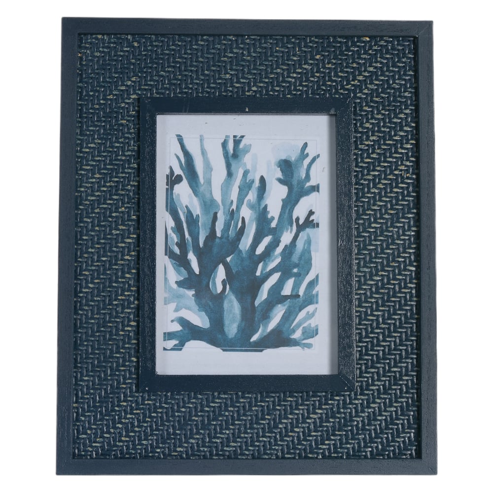 PORTA RETRATO MDF FTO 13X18CM (AZUL) 29X24X2,1cm