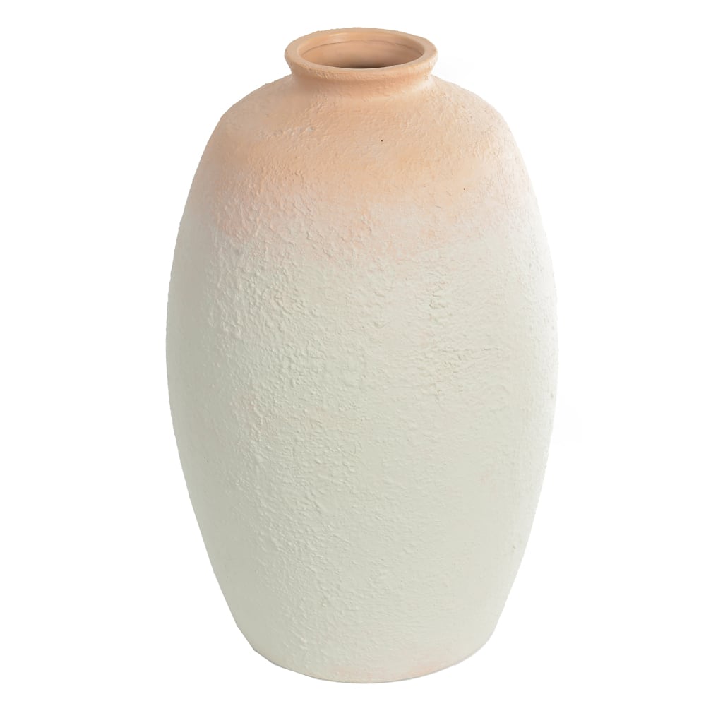 VASO DECORATIVO CERAMICA TERRACOTA (BEGE) 42cm 26d