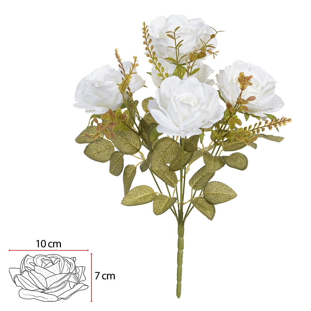 B.ROSA X8 (CREME OUTONO) 50cm