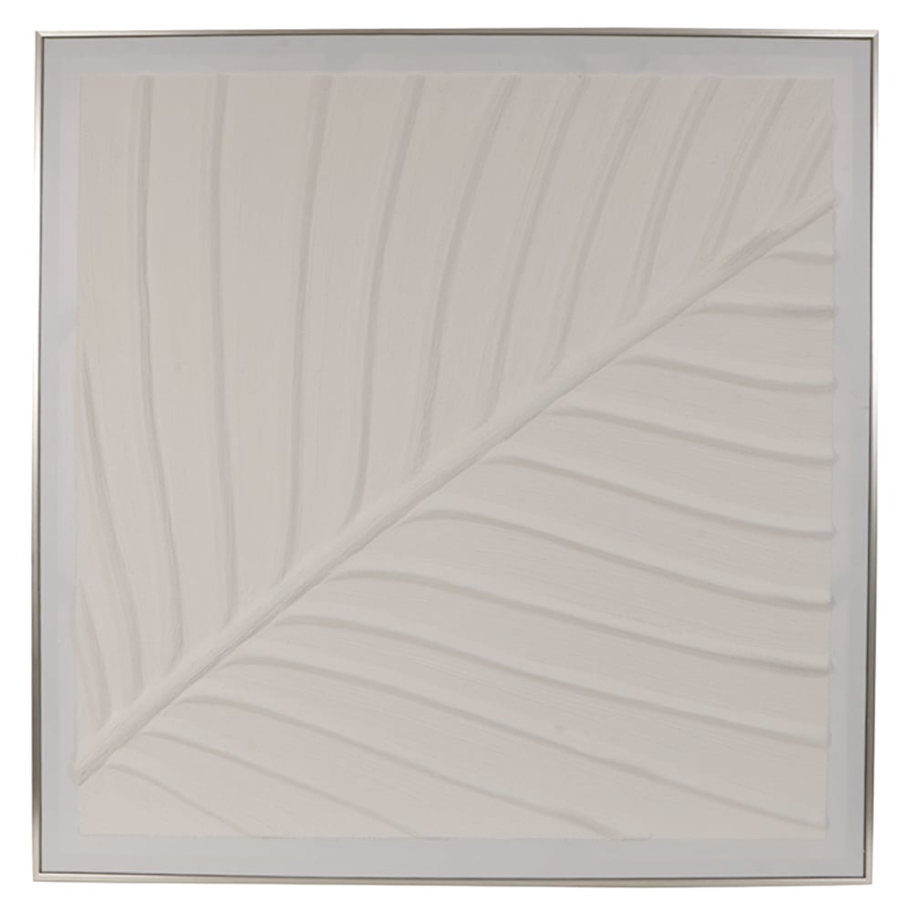 QUADRO DECOR CANVAS COM TOQUE DE PINTURA (OFF WHITE) 1X1mX3,5cm
