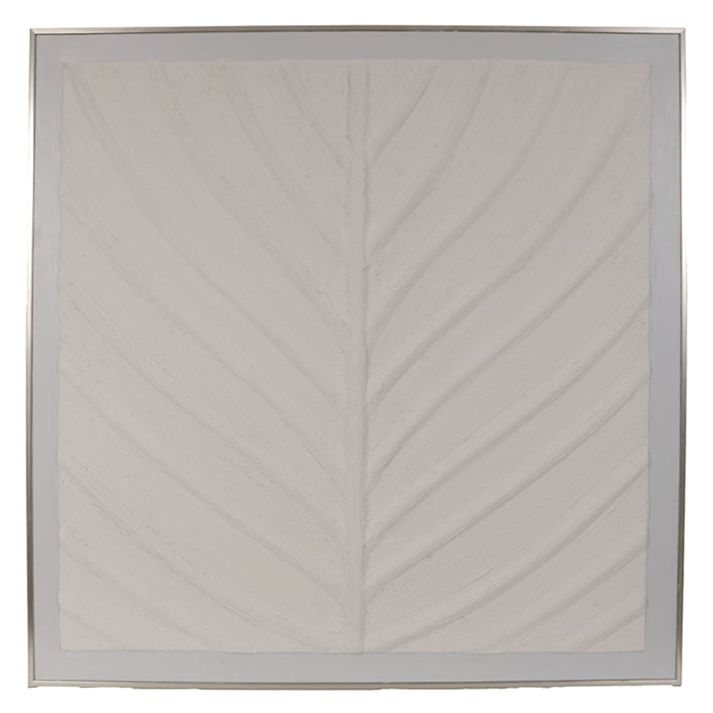QUADRO DECOR CANVAS COM TOQUE DE PINTURA (OFF WHITE) 1X1mX3,5cm
